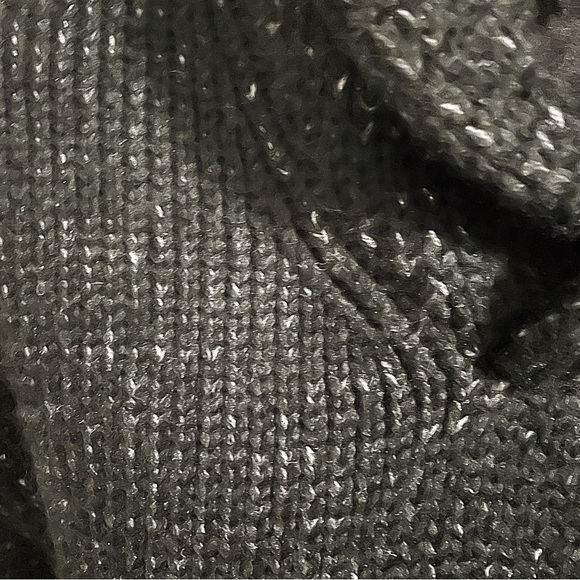 EUC - Vintage Shawl Collar Sweater in Black/White - Medium - Picture 4 of 7